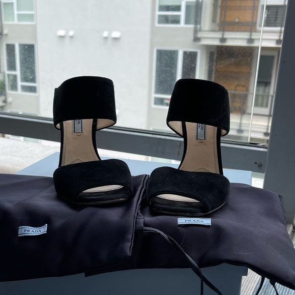 Prada Wedges, Suede, Size 38 - Picture 4 of 8